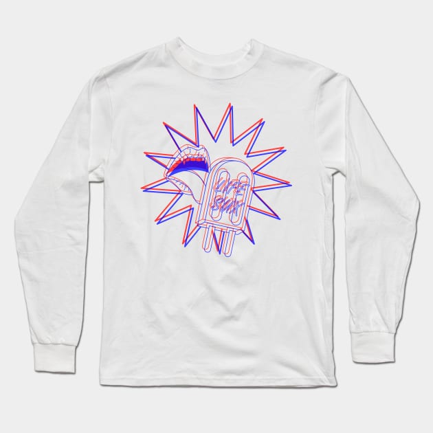 Life Sux: Now in 3D! Long Sleeve T-Shirt by jeoimage